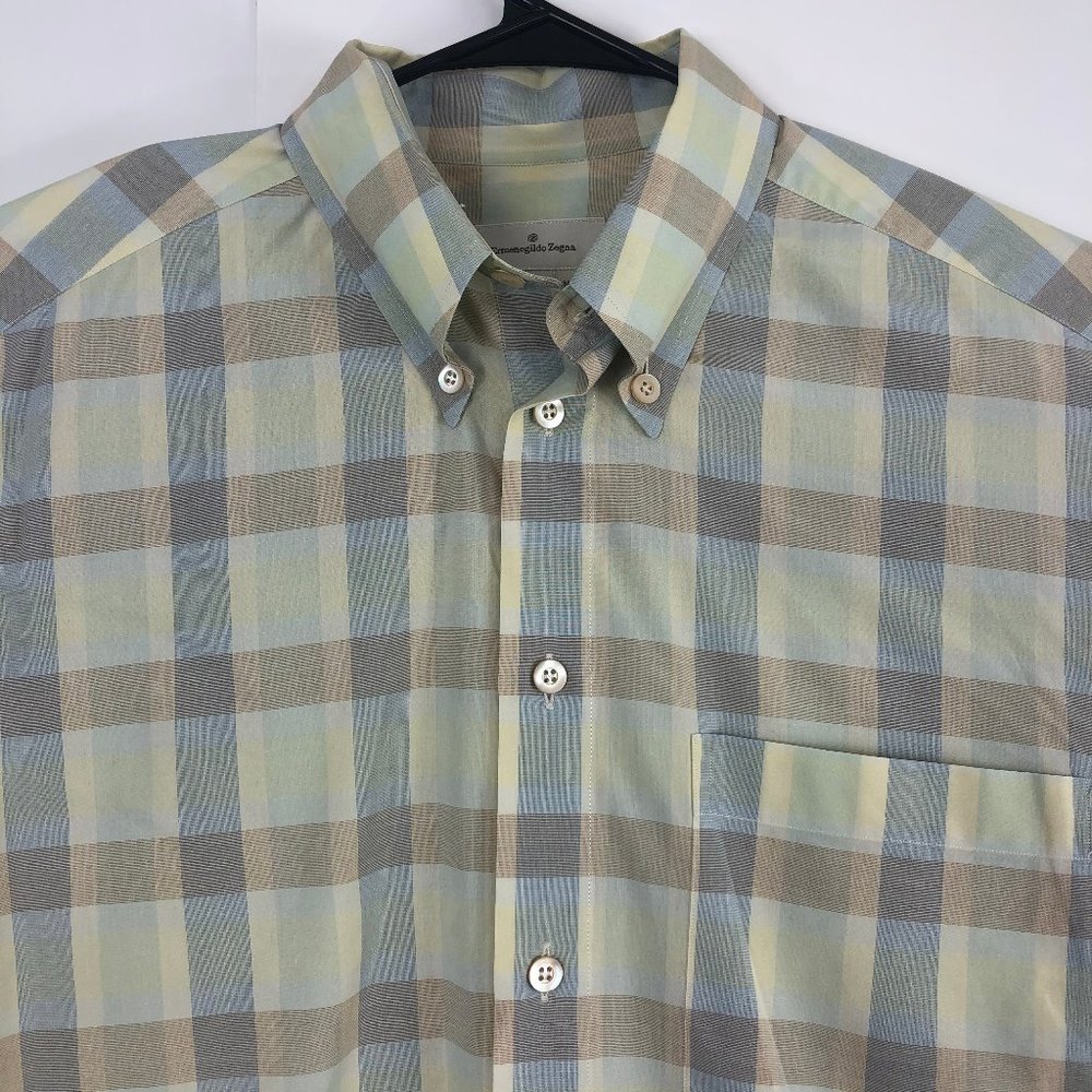 Ermenegildo Zegna Men's Medium Button Front Dress